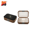 Wholesale Walnut Electronic Finger Lock Jewellery Storage Cases Black Glass Luxury Gift Wooden Jewelry Box